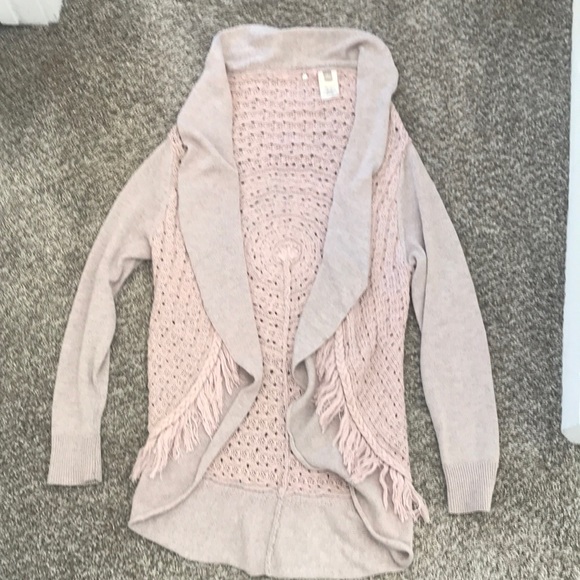 Grayish pink cardigan from anthropology - Picture 3 of 3